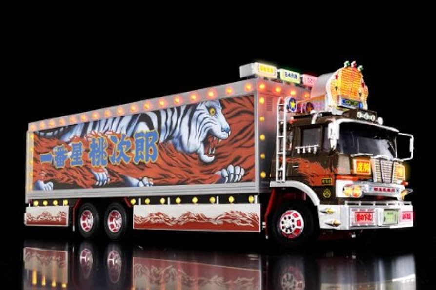 Amazon.co.jp: スカイネット 1/32 RC トラック野郎 No.07 一番星北へ