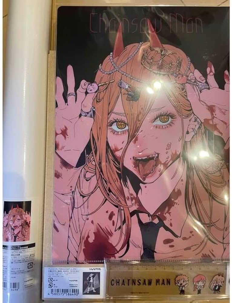 Amazon.co.jp: チェンソーマン展 パワー 定規 ポスター クリアファイル
