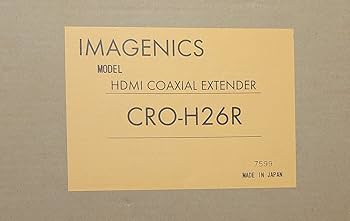 Amazon | IMAGENICS (イメージニクス) CRO-H26R HDMI 信号同軸延長器