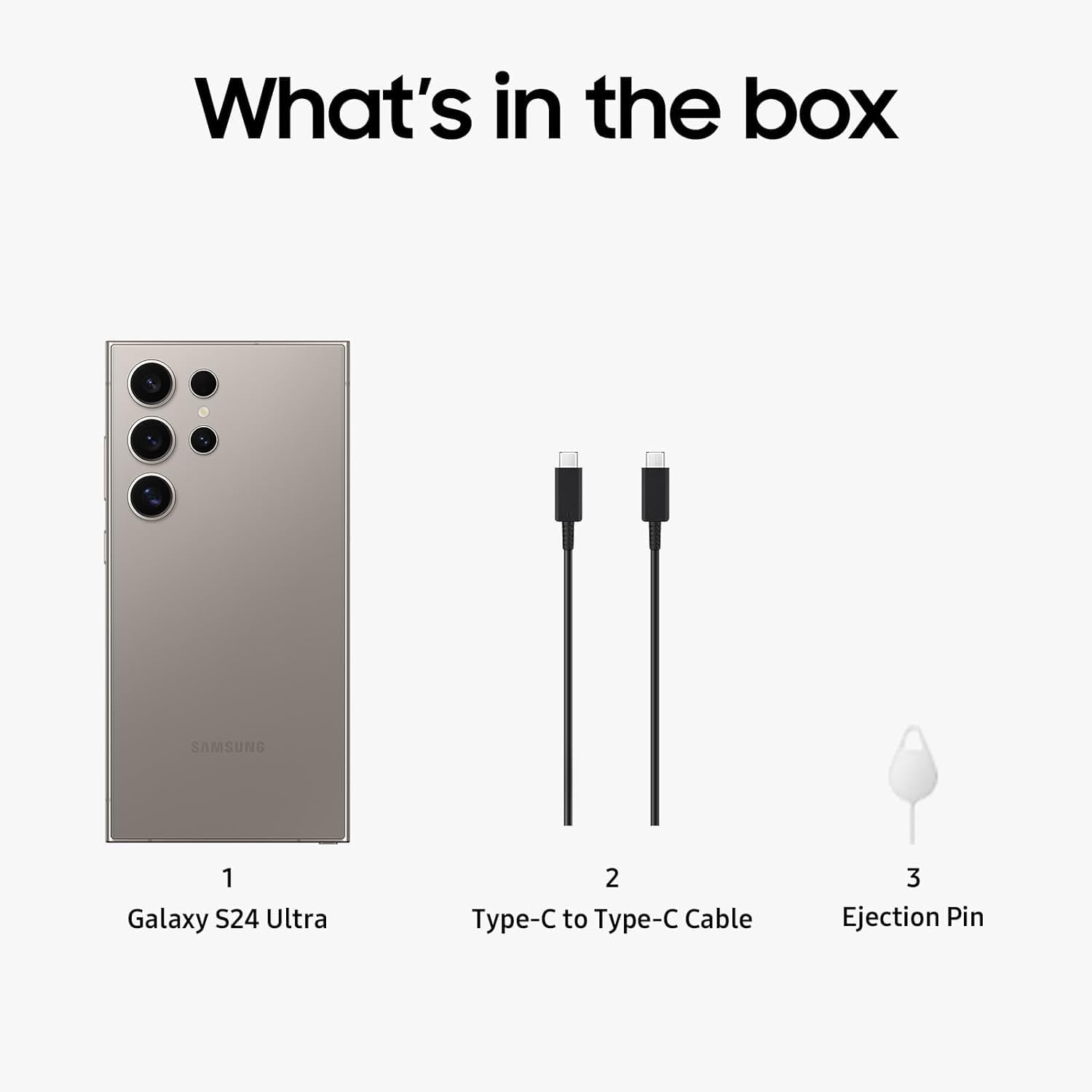 Amazon.com: SAMSUNG Galaxy S24 Ultra 5G S928B/DS 512GB 12GB RAM AI