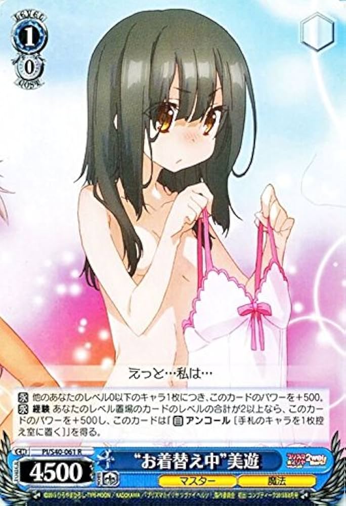 Amazon.co.jp: ヴァイスシュヴァルツ “お着替え中”美遊 レア PI/S40