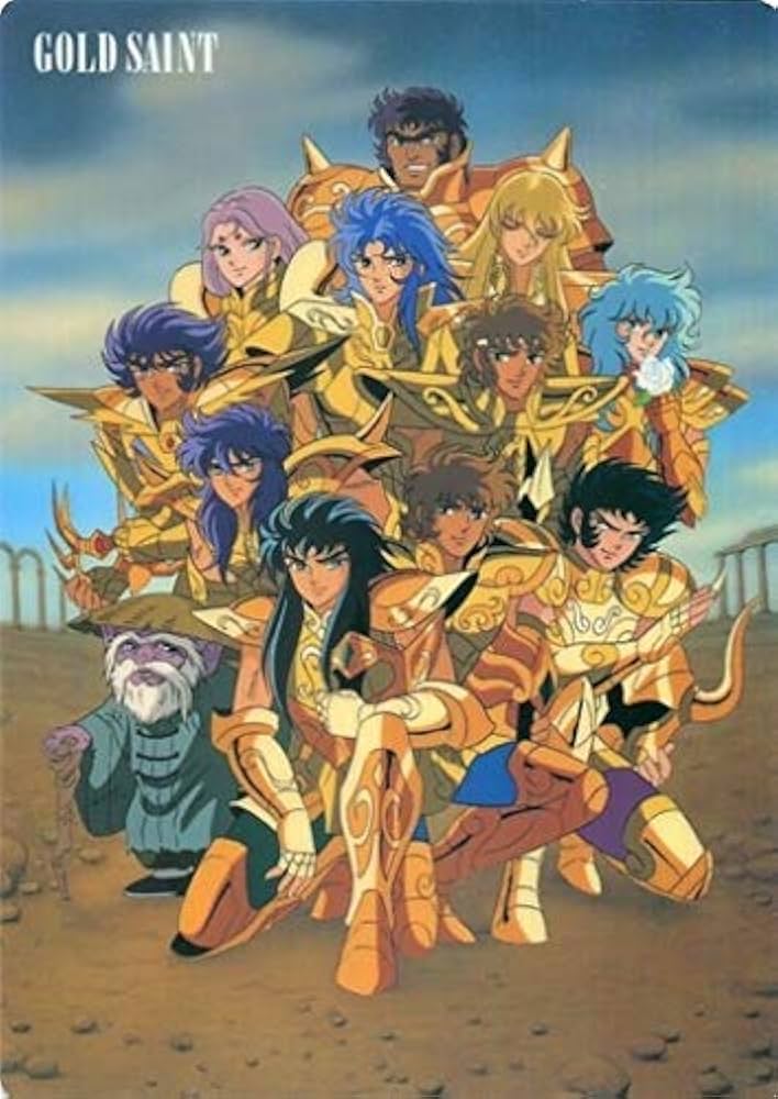 Amazon.co.jp: 聖闘士星矢 B5 下敷き 【黄金聖闘士】 : おもちゃ