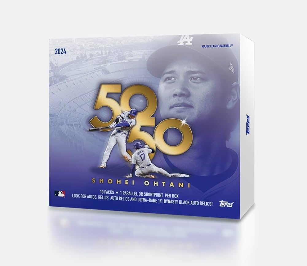 Amazon.co.jp: 2024 Topps 50/50 大谷翔平 10パック入りボックス (2024