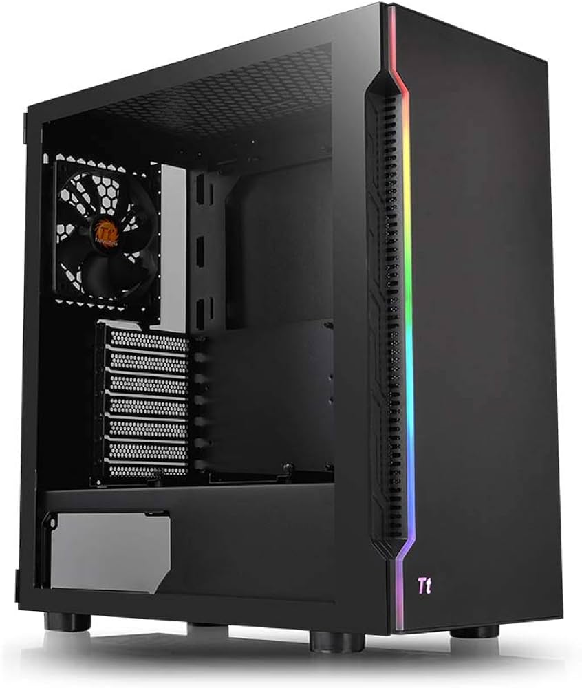 Amazon | Thermaltake H200 TG RGB ミドルタワー型PCケース 強化ガラス