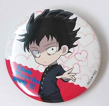 Amazon.co.jp: モブサイコ100ふぉーちゅん缶バッジ影山茂夫(暴走モブ