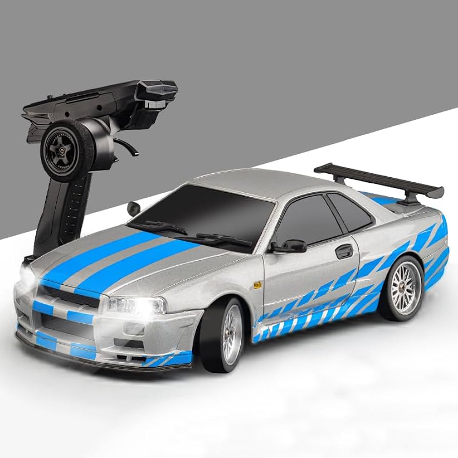 Amazon.co.jp: LDR/C 1/18ドリフトカー GTR R34ラジコンカー ドリフト