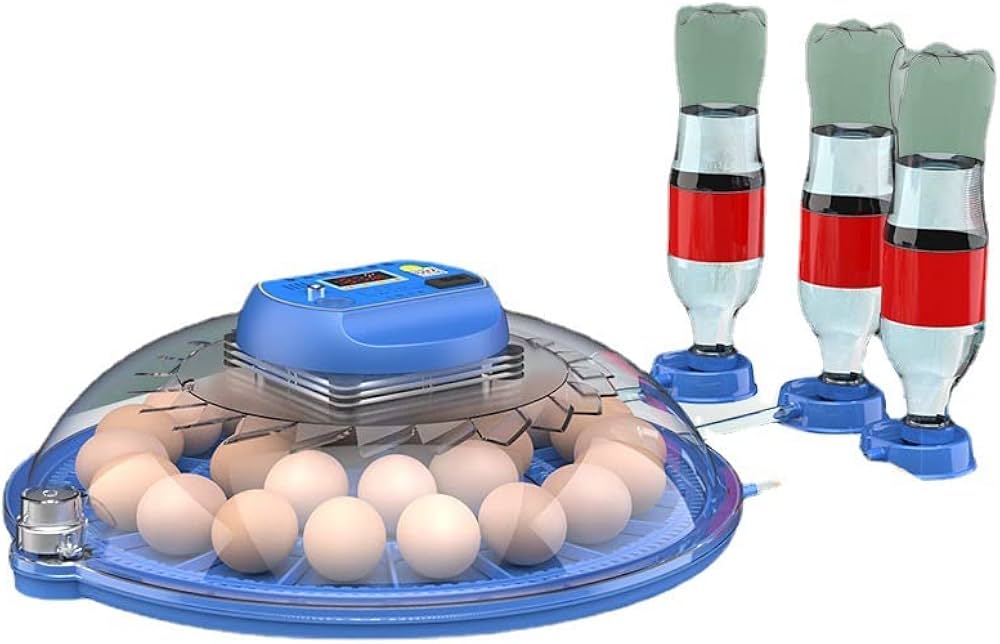 Amazon.co.jp: Moongiantgo 卵孵化器 全自動ふ卵器 自動転卵・加湿