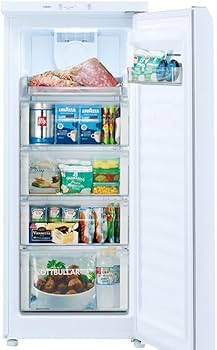 Amazon.co.jp: AQF-GS13J-W(クリスタルホワイト) 1ドア冷凍庫 右開き