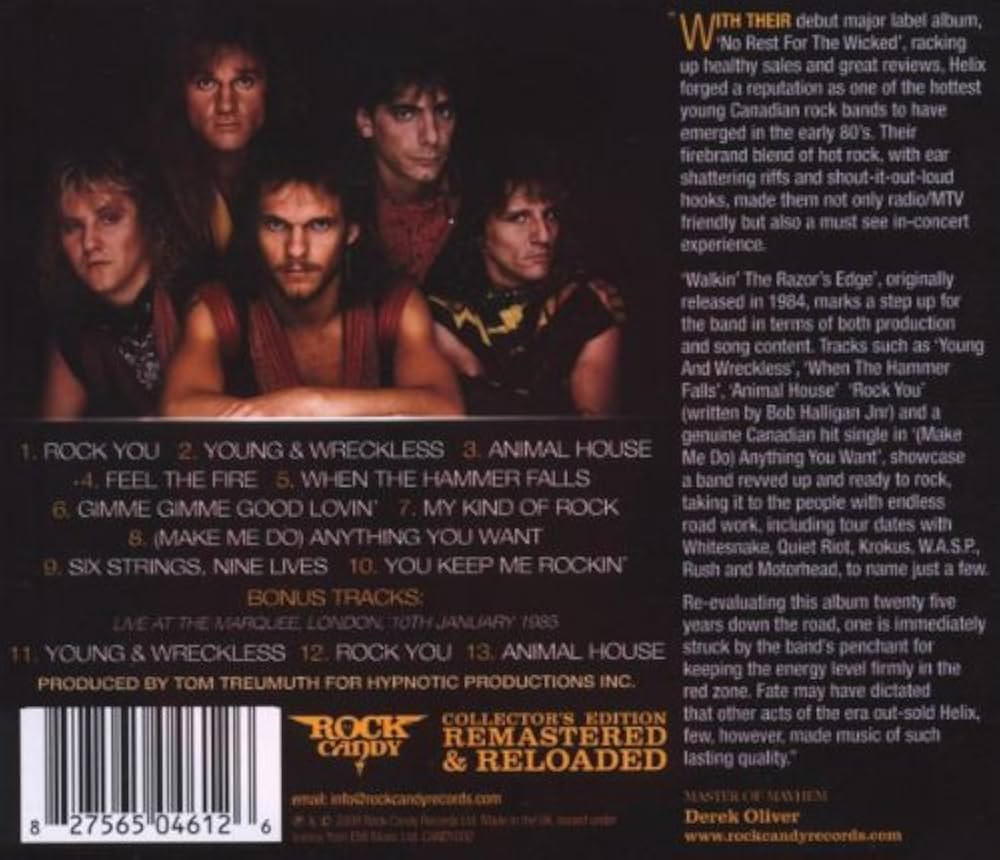 HELIX - Walkin' The Razor's Edge - Amazon.com Music