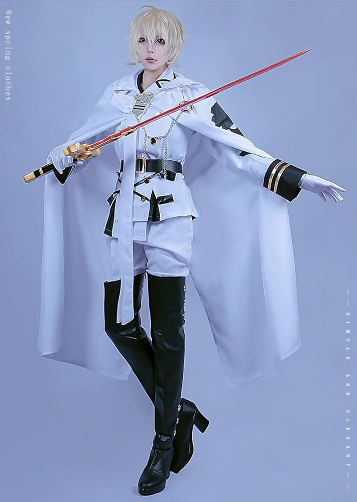 Amazon.co.jp: 終わりのセラフ 百夜ミカエラ コスプレ衣装 ウイッグ