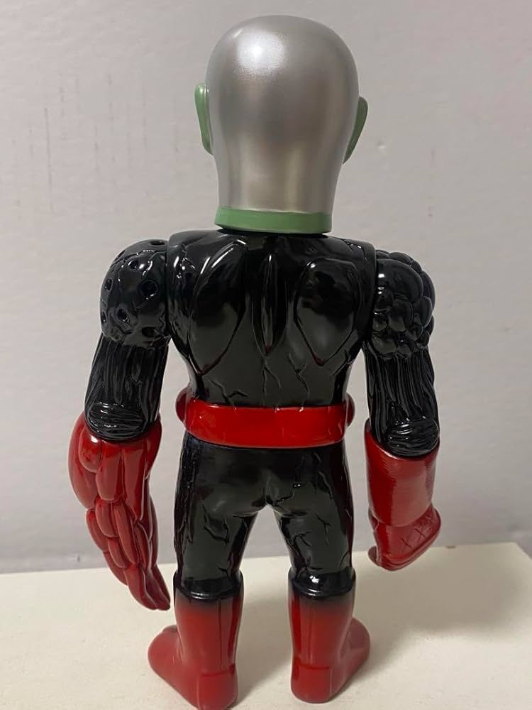 リアルヘッド ジンジャーR ミニ ソフビ フィギュア 赤 黒 リアルヘッド