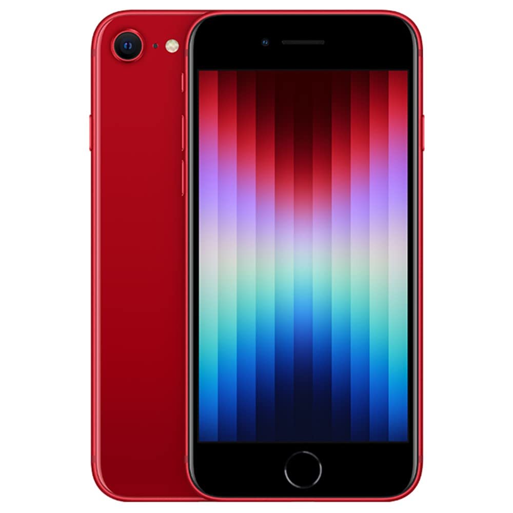 Amazon.com: Apple iPhone SE 3rd Gen, 64GB, RED - T-Mobile (Renewed