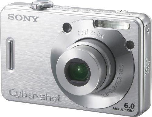 Amazon.com : Sony Cybershot DSCW50 6MP Digital Camera with 3x