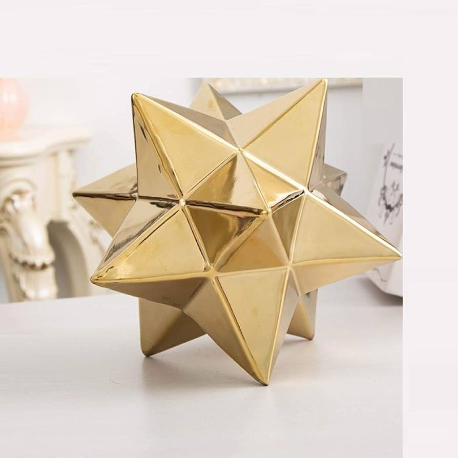 COLONIA 星形立体オブジェ 黄色 COLONIA 星形立体オブジェ 黄色