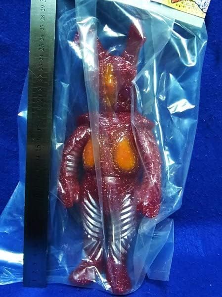 マルサン ゼットン 350 クリアレッド ラメ ソフビ フィギュアマルサン