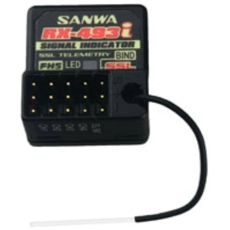 SANWA サンワ RX-493 受信機 とても綺麗です 使用期間少ない 美品