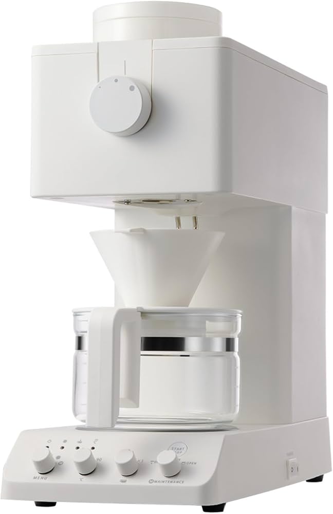 Amazon | TWINBIRD(ツインバード) コーヒーメーカー 全自動 ミル付 3杯