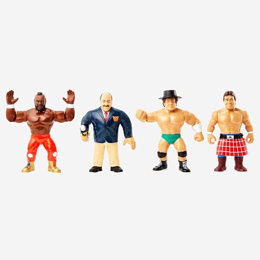 Amazon.com: WWE Retro Action Figure 4 Pack - Cowboy Bob Orton