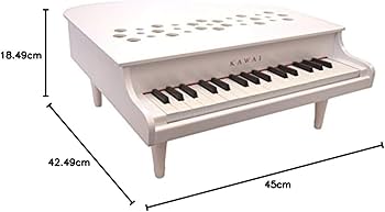 Amazon.co.jp: 河合楽器製作所 KAWAI ミニピアノP-32 ホワイト : おもちゃ