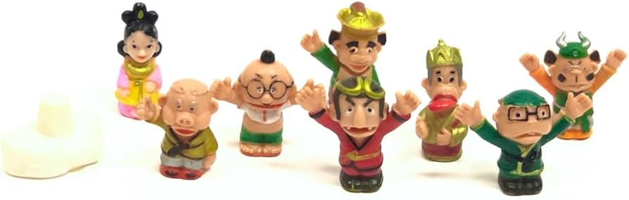 Amazon.co.jp: コレクター飛べ孫悟空 指人形8体雲セット ザ