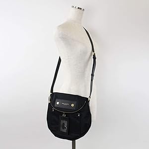 Marc Jacobs Preppy Natasha Nylon Crossbody Bag, Black, Medium