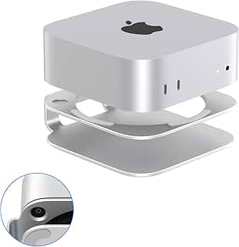 Amazon.com: GEWOKLIY Mac mini M4 Stand, Aluminum Mount for 2024
