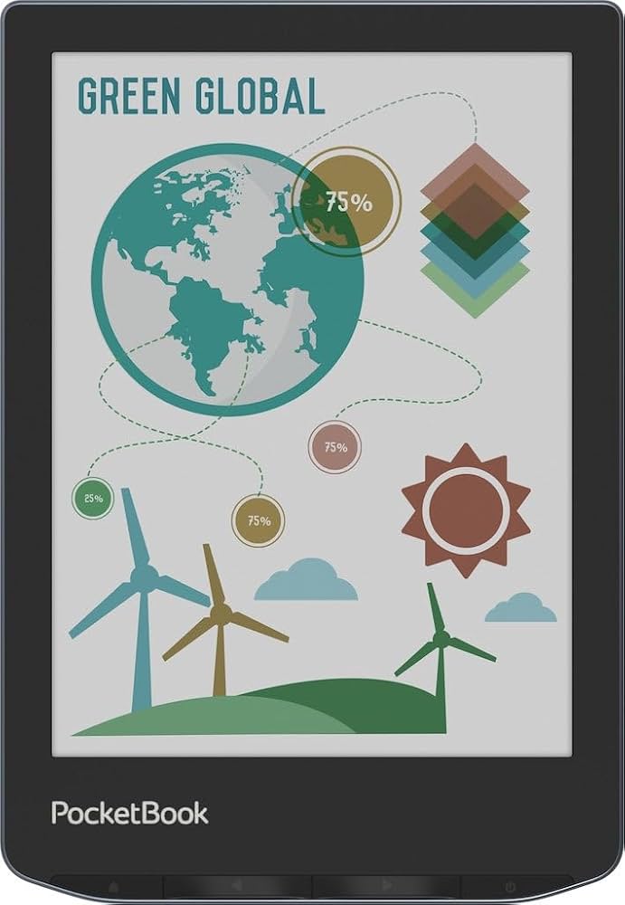 Amazon | POCKETBOOK Ebook Verse Pro Color 634 6 E-Ink Kaleido 3
