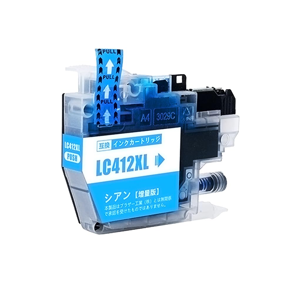 Amazon.co.jp: 【J-ECO】LC412XLC シアン 大容量 単品 ブラザー対応