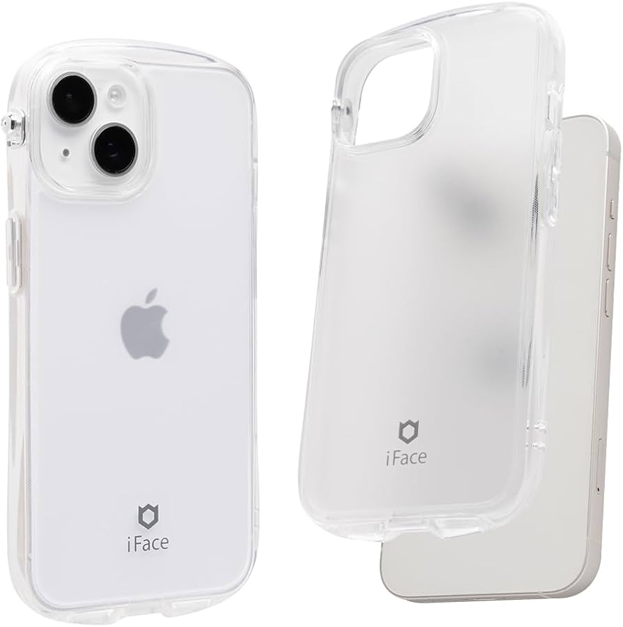 Amazon.co.jp: iFace Look in Clear Hybrid iPhone 15/14/13 ケース