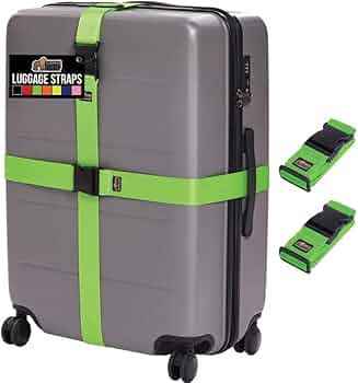Amazon.com: GORILLA GRIP Heavy Duty Adjustable Luggage Straps for