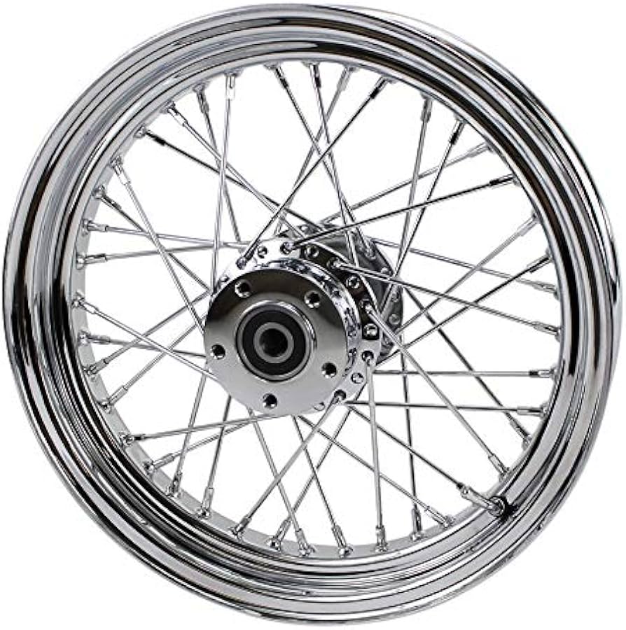 Amazon | クロームリア40スポークホイール 16インチx3インチ (ハーレー