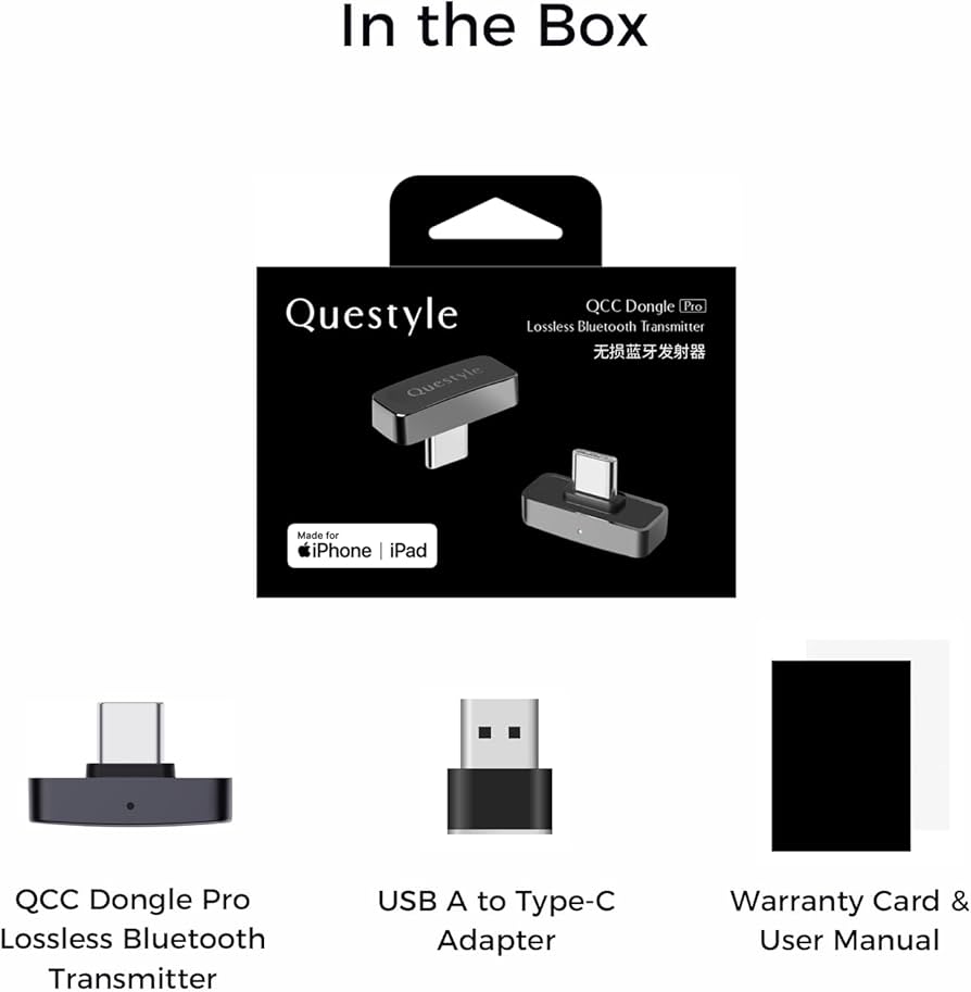 Amazon.com: Questyle QCC Dongle Pro [MFi Certified] USB-C
