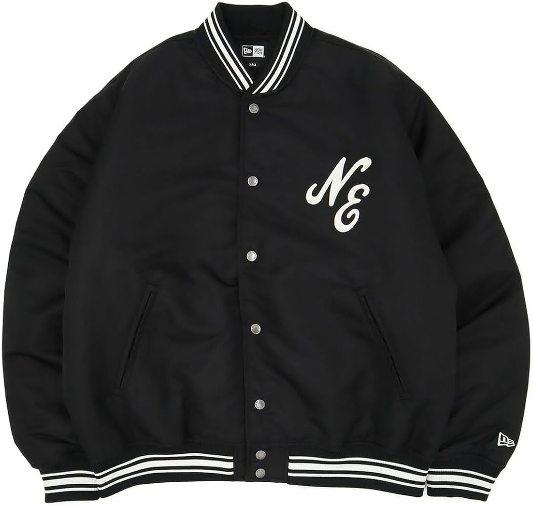Amazon | [ニューエラ] newera ジャケット スタジャン Nylon Varsity