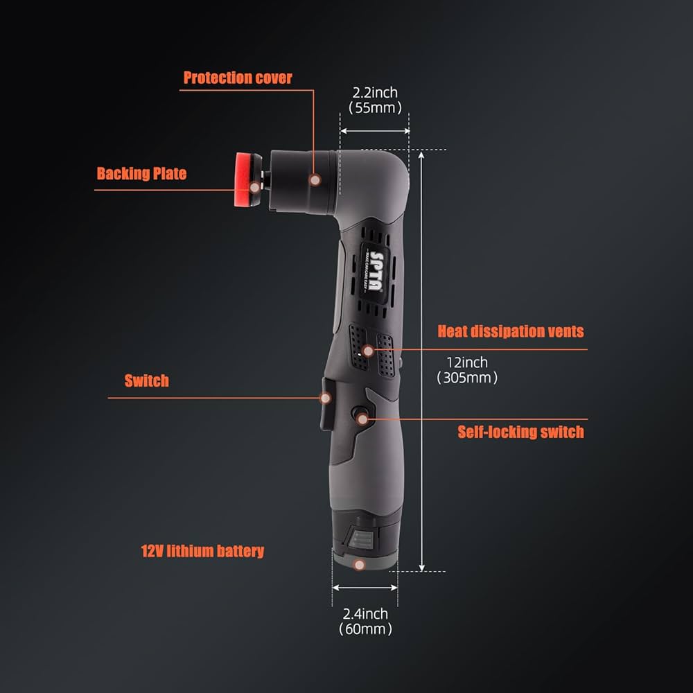 Amazon.co.jp: SPTA コードレスミニポリッシャー 12V コードレスマルチ