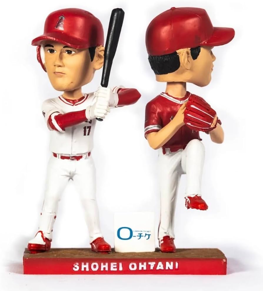 球場配布】大谷翔平 初二刀流ボブルヘッド 球場配布】大谷翔平 初