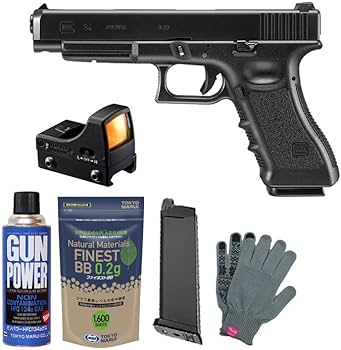 Amazon.co.jp: 東京マルイ グロック34 ガスブローバックガン フル