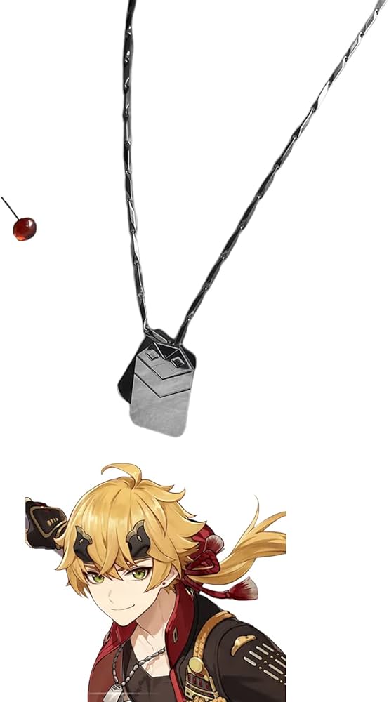 Amazon.co.jp: Plazhen 原神 トーマ コスプレ ウィッグ 髪飾り 耳飾り