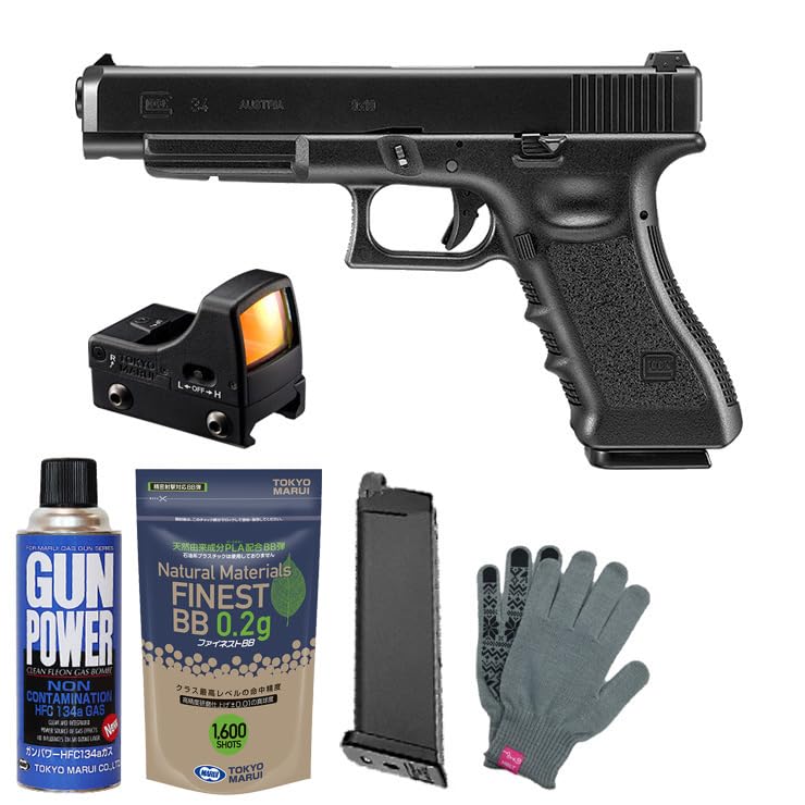 Amazon.co.jp: 東京マルイ グロック34 ガスブローバックガン フル