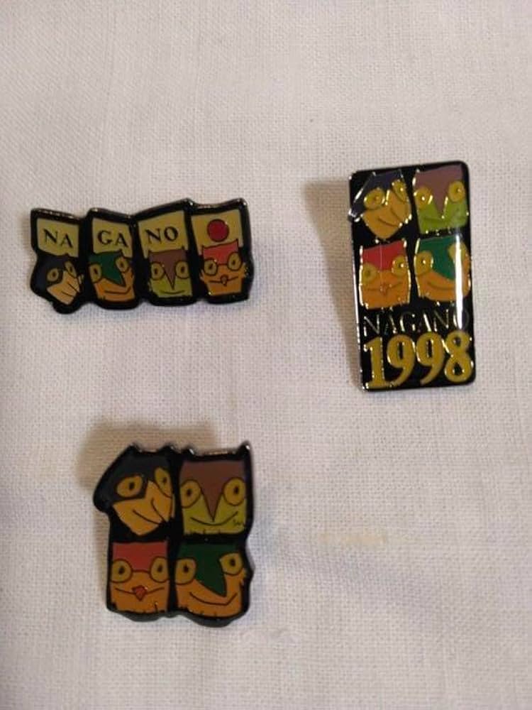 Amazon | 長野オリンピック ピンバッジ スノーレッツ 5 | バッジ