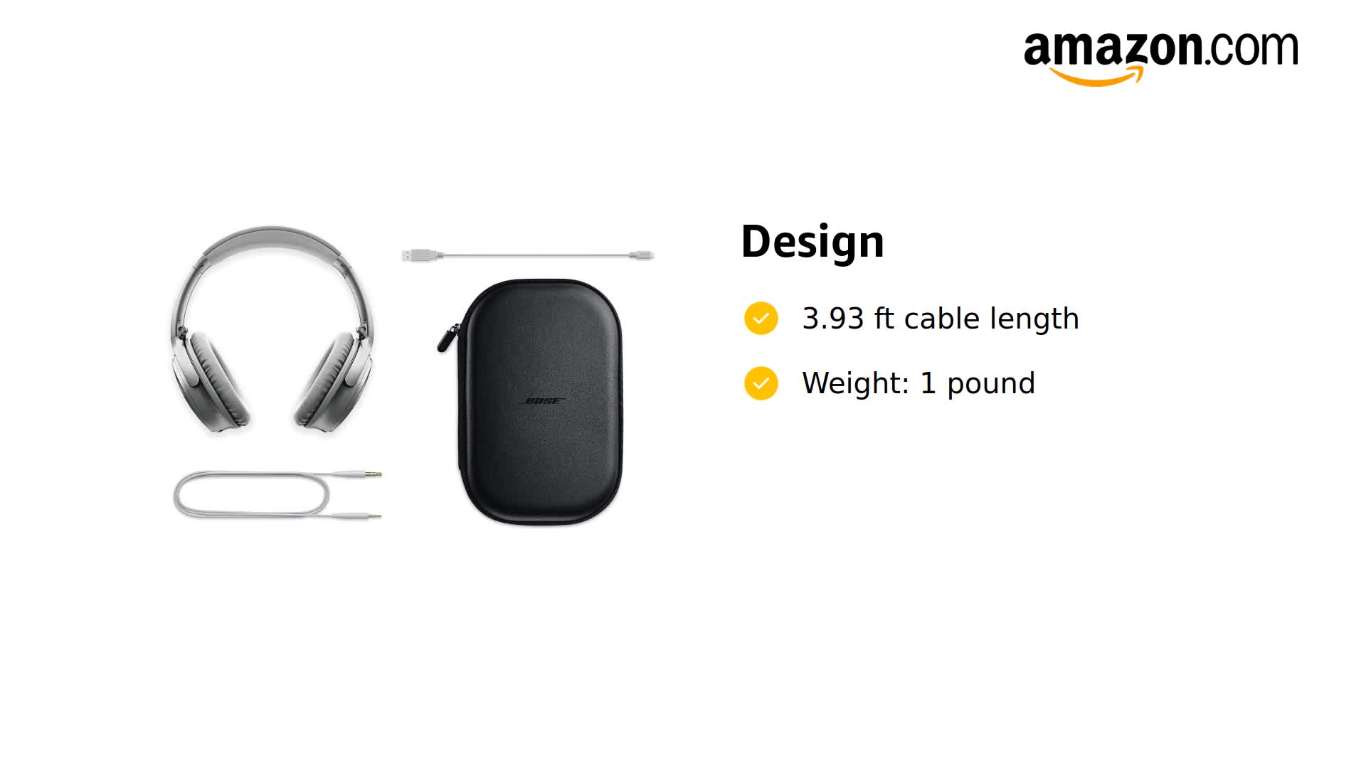 Amazon.com: Bose QuietComfort 35 Wireless Headphones II - Stereo