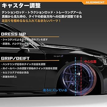 Amazon | 30 プリウス 延長 タイロッドエンド 調整式 ピロ キャンバー