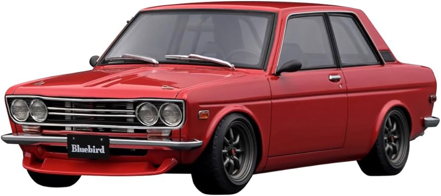 Amazon | ignition model 1/18 ダットサン Bluebird (510) Red 完成品