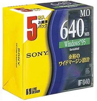 Amazon.co.jp: SONY 3.5型MOディスク 5枚 640MB Windowsフォーマット
