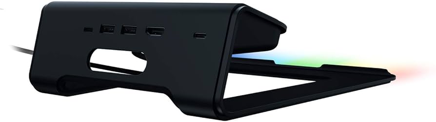 Razer Laptop Stand Chroma V2: Customizable Chroma RGB Lighting