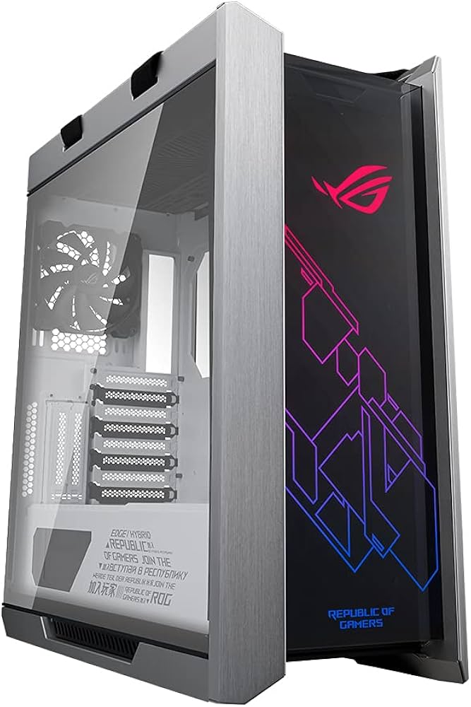 Amazon.com: ASUS ROG Strix Helios GX601 White RGB Mid-Tower Gaming