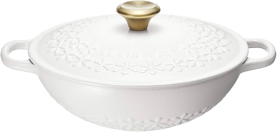 Amazon.co.jp: Le Creuset (ルクルーゼ) 両手鍋 コットン 22cm 21990