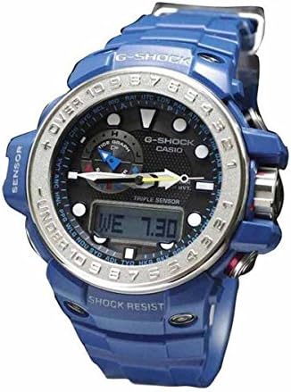 Casio G-Shock Gulfmaster Analogue/Digital Mens Blue Watch GWN-1000