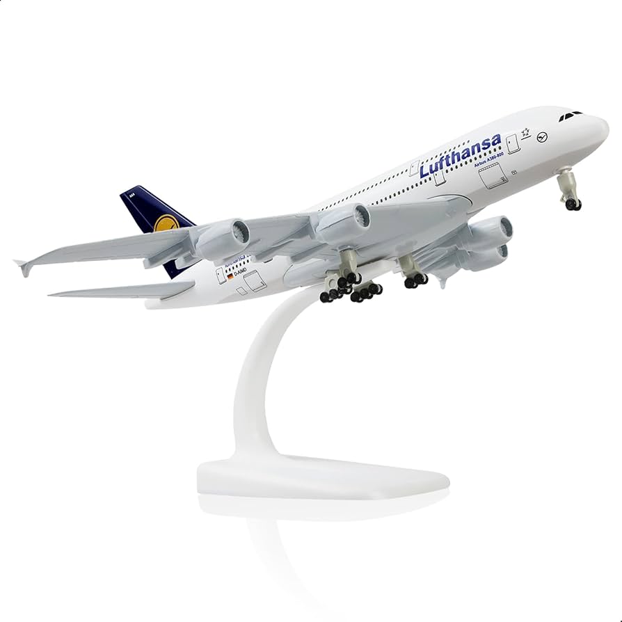 Amazon.co.jp: QIYUMOKE A380 ドイツ 1/300 ダイキャストメタル飛行機