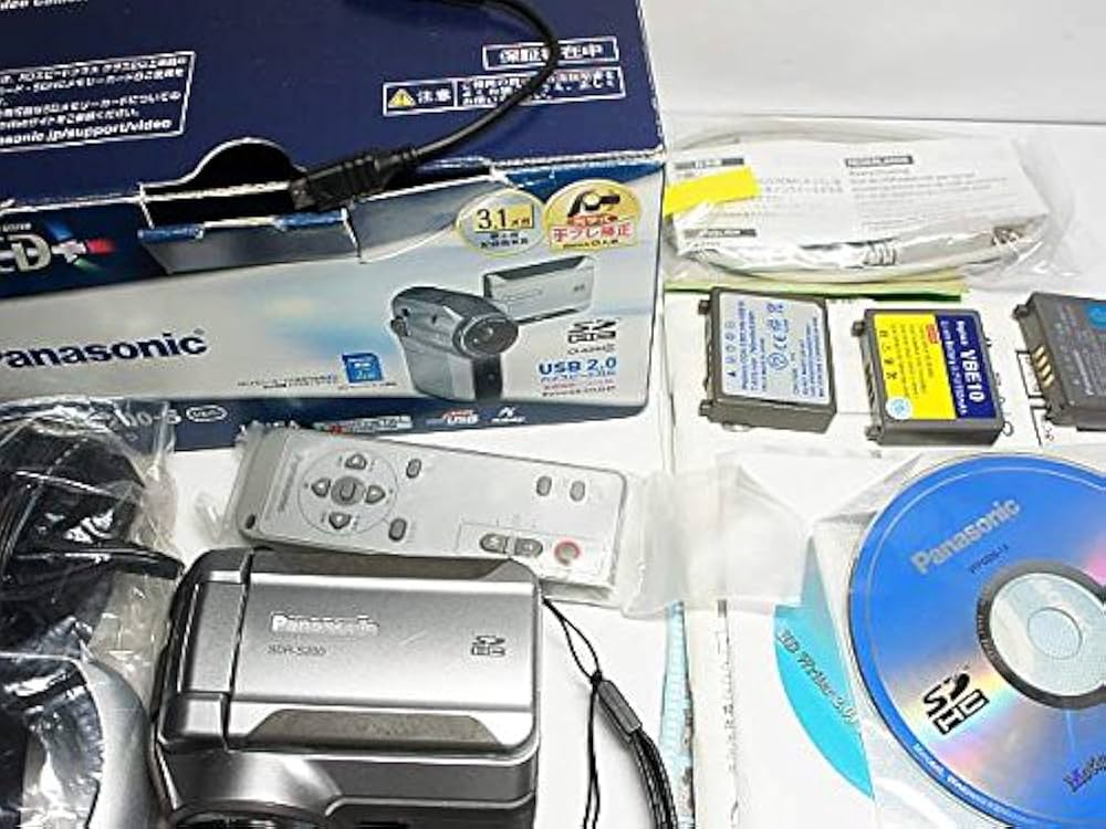 Amazon.co.jp: パナソニック SDビデオカメラ シルバー SDR-S200-S