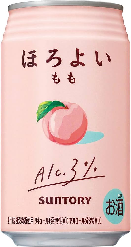 Amazon.co.jp: Suntory Horoyoi Peach 11.8 fl oz (350 ml) x 1 Case
